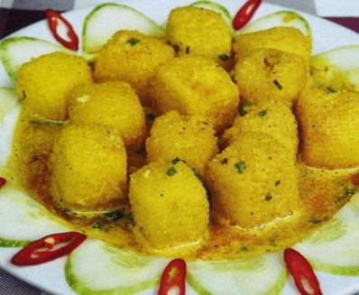 ĐẬU CHIÊN TRỨNG MUỐI 