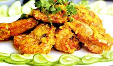 TÔM CHIÊN TRỨNG MUỐI 
